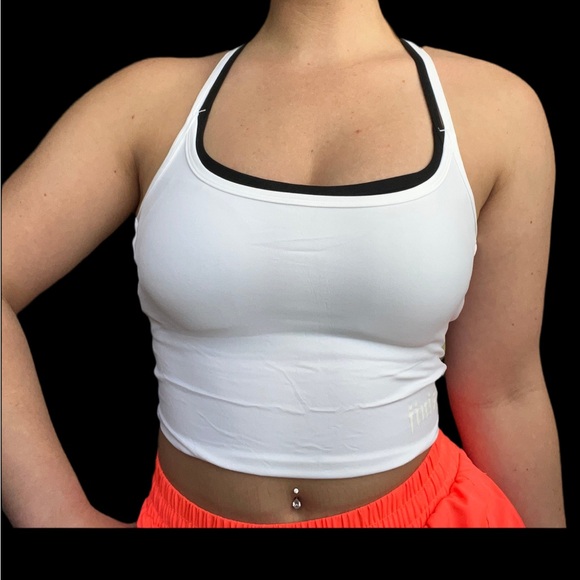 Women's White Tank Top - Picture 1 of 2
